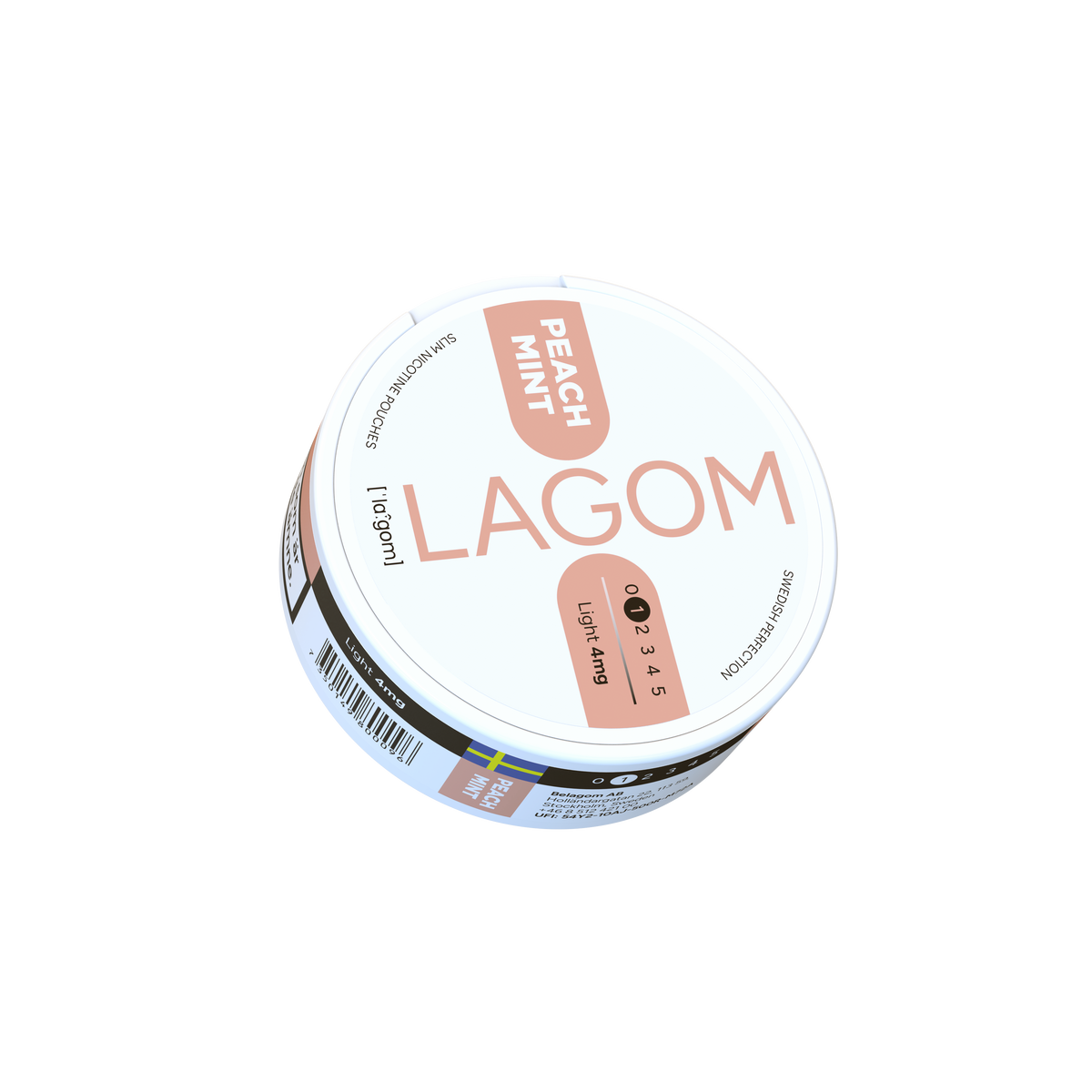 Lagom Peach Mint 4mg