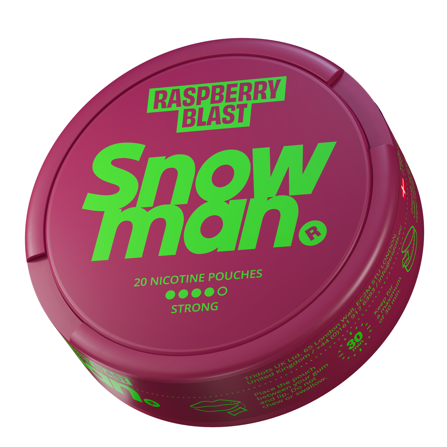 Snowman Raspberry Blast 12mg