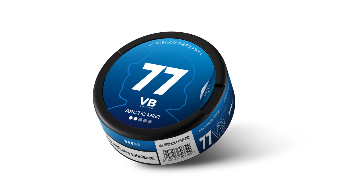 77 VB Edition Nicotine Pouches Arctic Mint