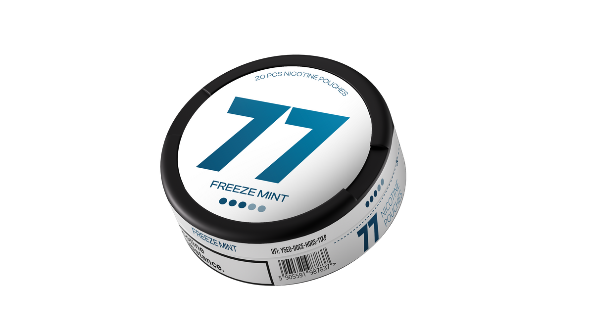 77 Nicotine Pouches Freeze Mint