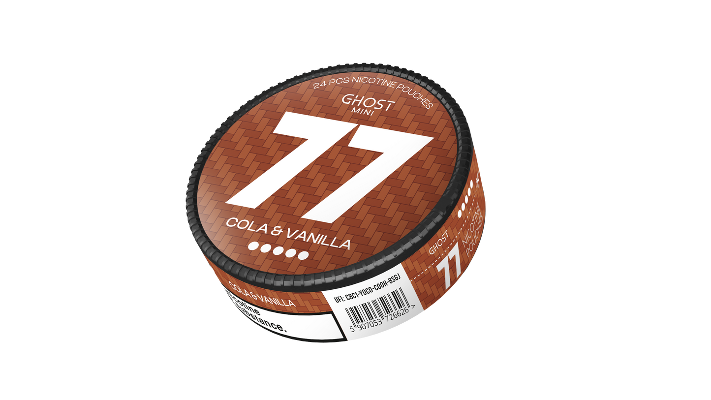 77 Ghost Mini Cola Vanilla Extra Strong