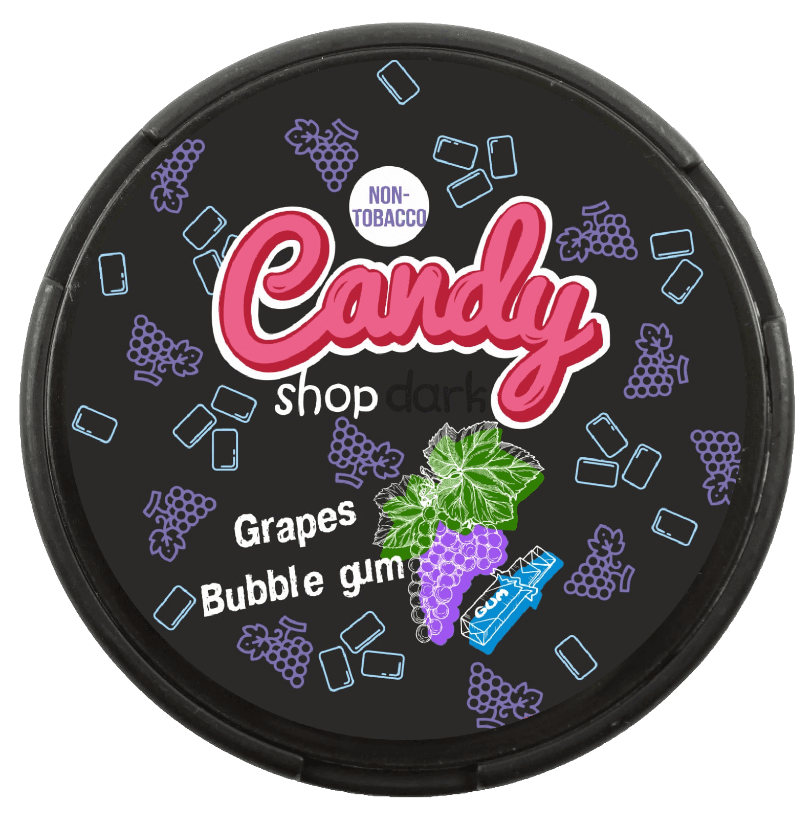Candy Grapes Bubblegum.